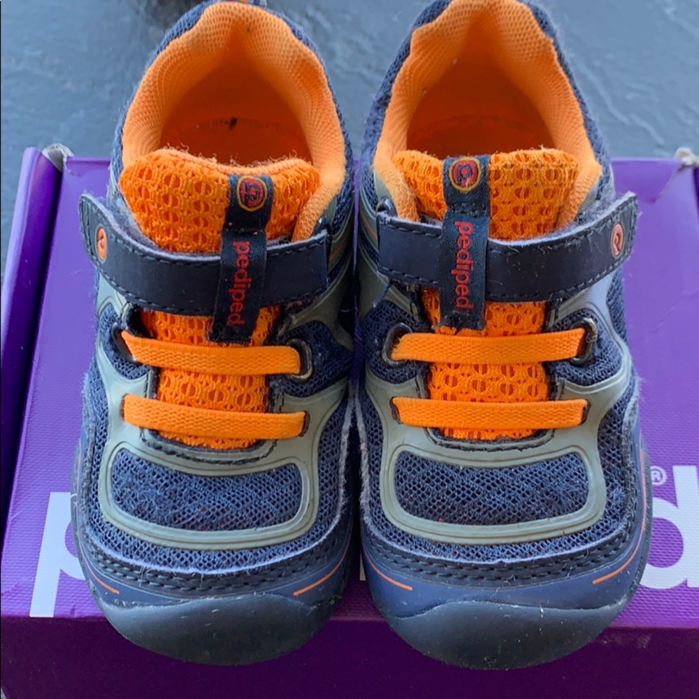 Pediped grin n go go force heavy/orange sz 6.5 /22